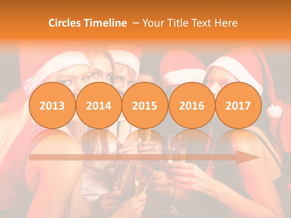 Having Young Party PowerPoint Template