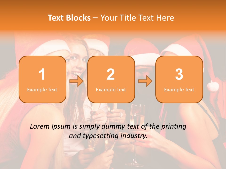 Having Young Party PowerPoint Template