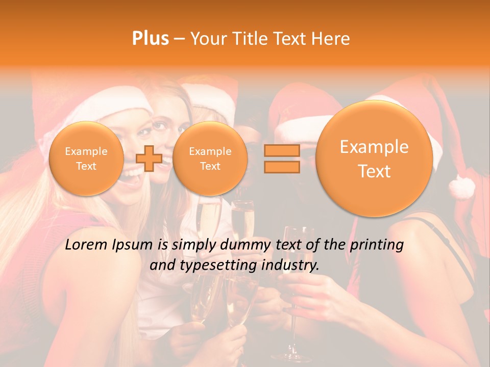 Having Young Party PowerPoint Template