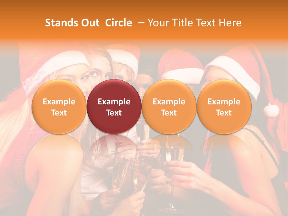Having Young Party PowerPoint Template