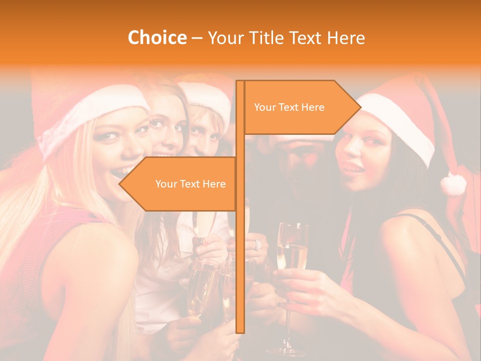 Having Young Party PowerPoint Template