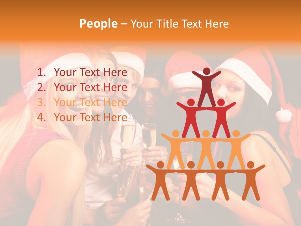 Having Young Party PowerPoint Template