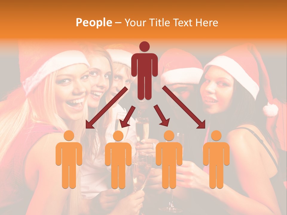 Having Young Party PowerPoint Template