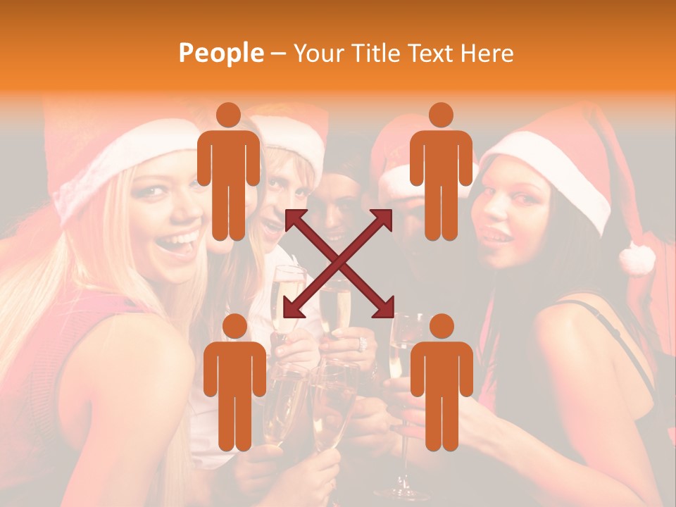 Having Young Party PowerPoint Template