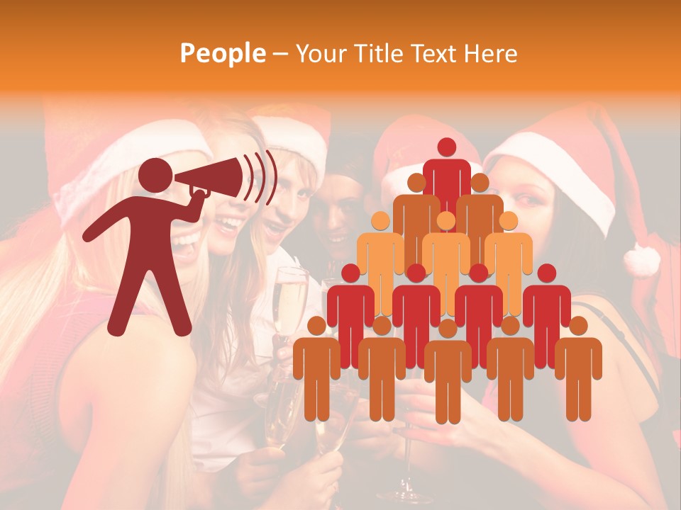 Having Young Party PowerPoint Template