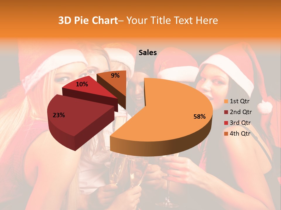 Having Young Party PowerPoint Template