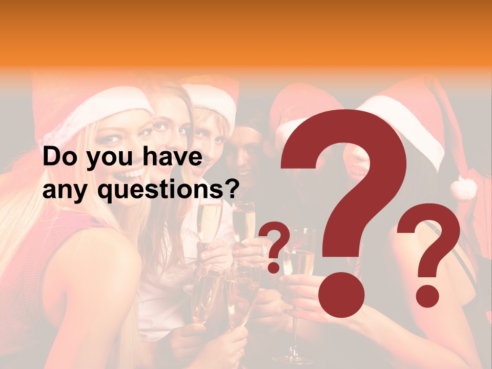Having Young Party PowerPoint Template