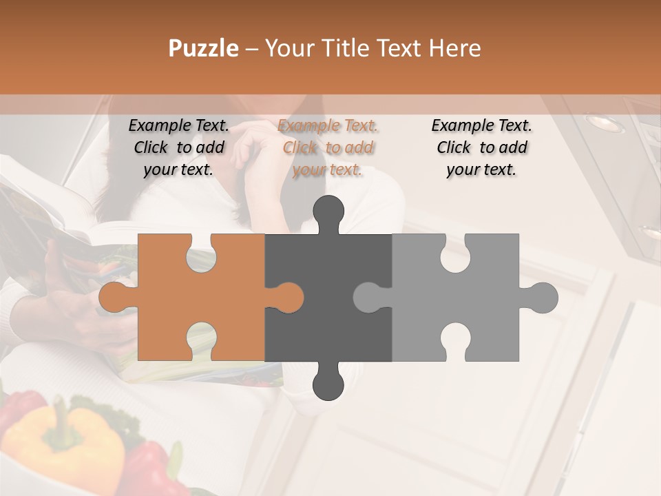 Read Female Cook PowerPoint Template