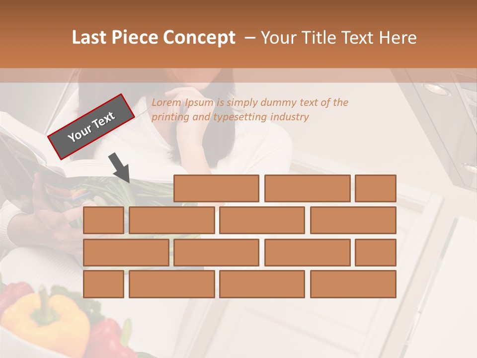 Read Female Cook PowerPoint Template