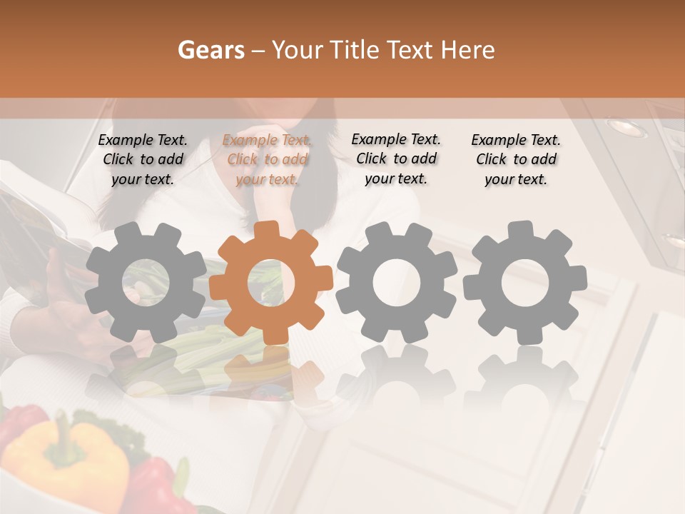 Read Female Cook PowerPoint Template