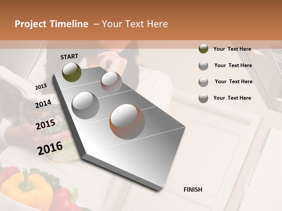 Read Female Cook PowerPoint Template