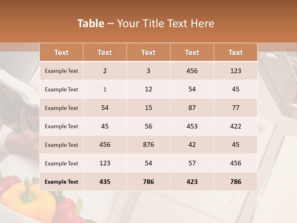 Read Female Cook PowerPoint Template