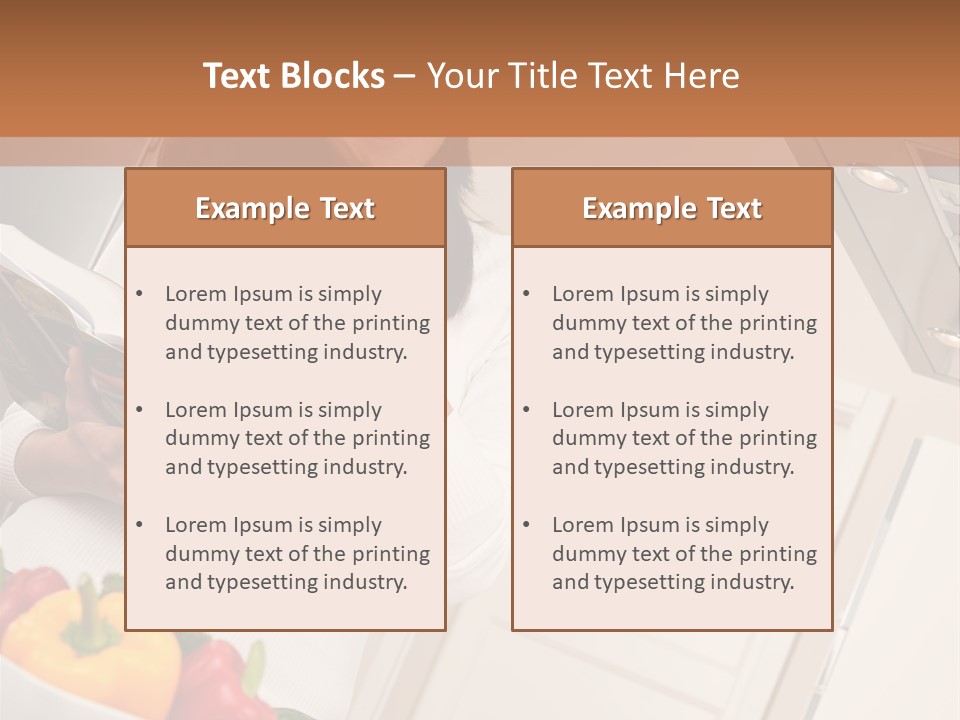 Read Female Cook PowerPoint Template