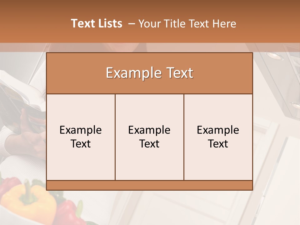Read Female Cook PowerPoint Template
