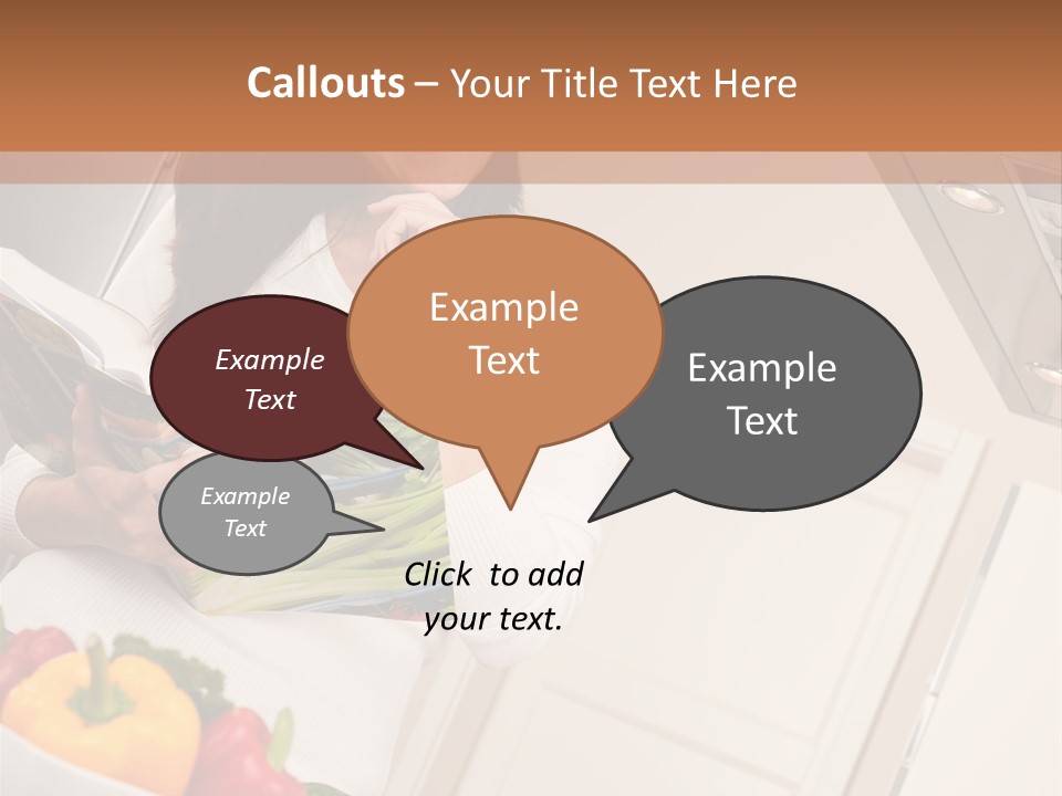 Read Female Cook PowerPoint Template