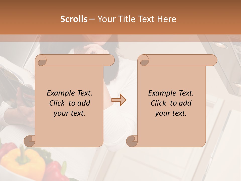 Read Female Cook PowerPoint Template