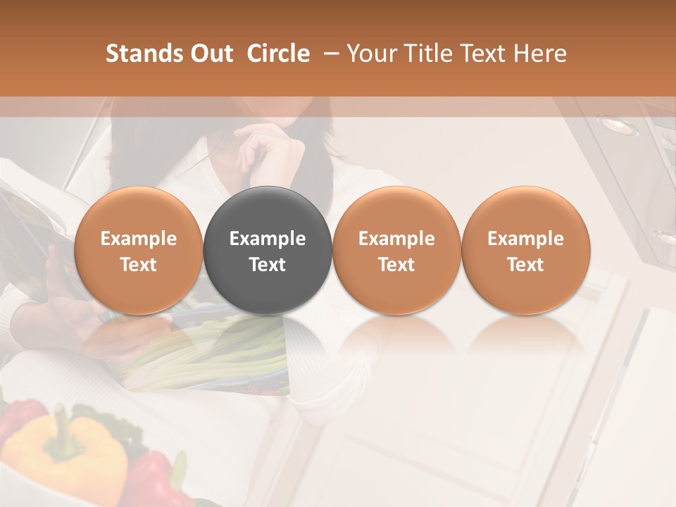 Read Female Cook PowerPoint Template