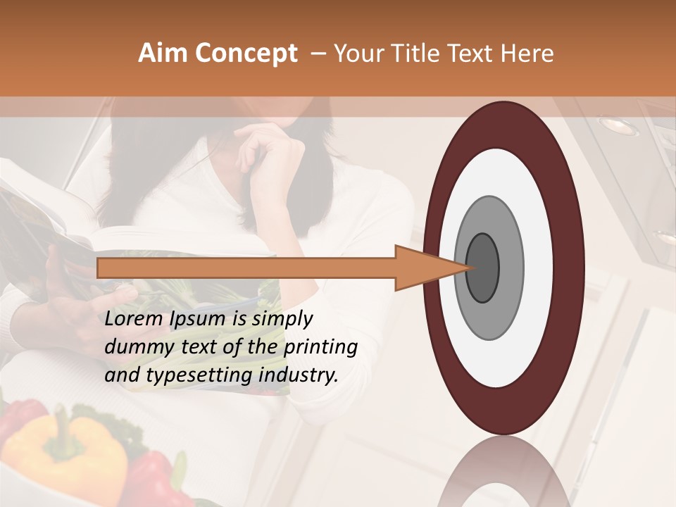 Read Female Cook PowerPoint Template