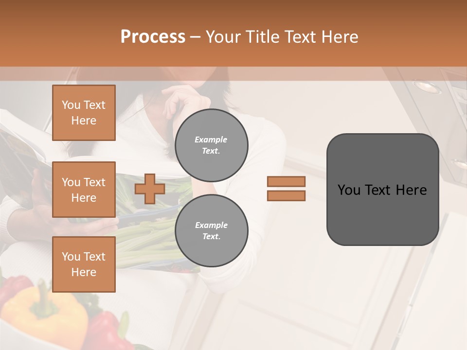 Read Female Cook PowerPoint Template