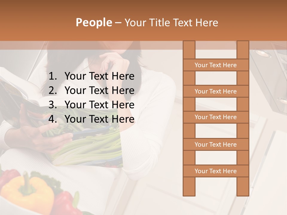 Read Female Cook PowerPoint Template