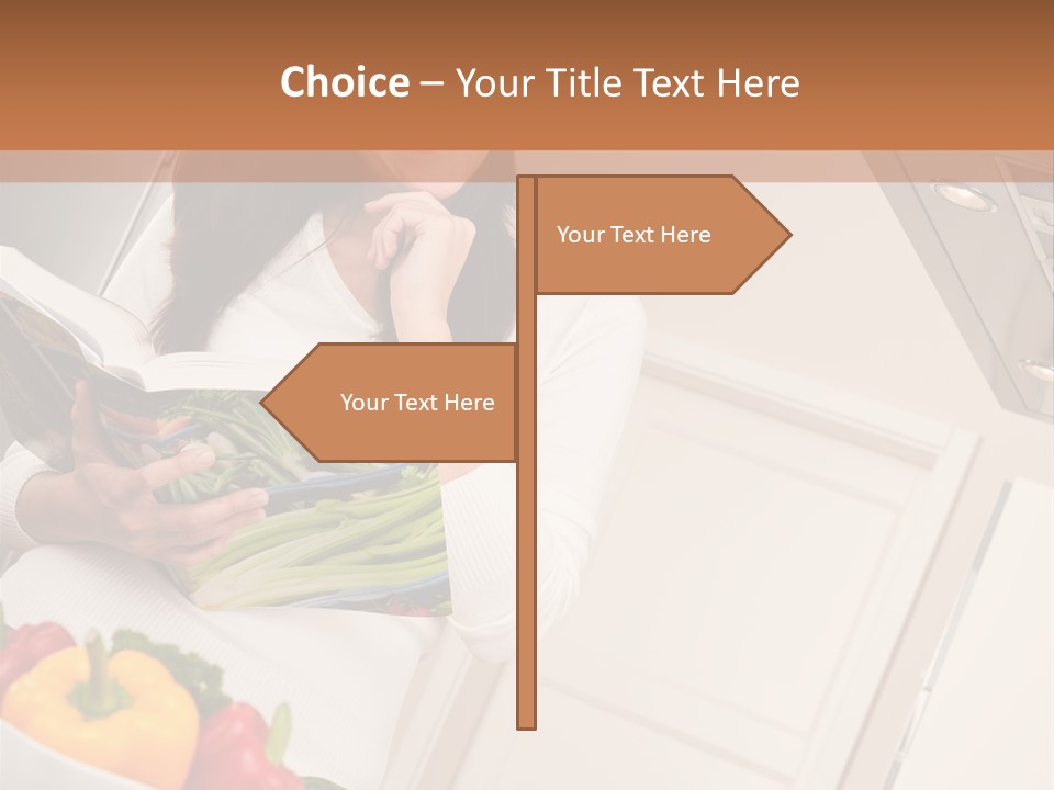 Read Female Cook PowerPoint Template
