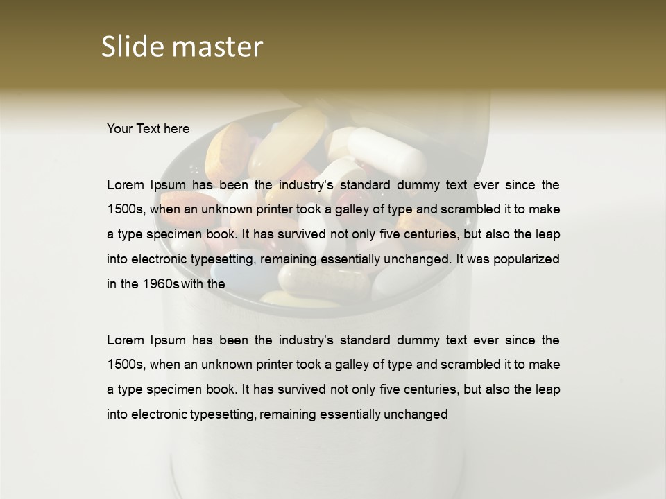 Concept Medication Vitamin PowerPoint Template