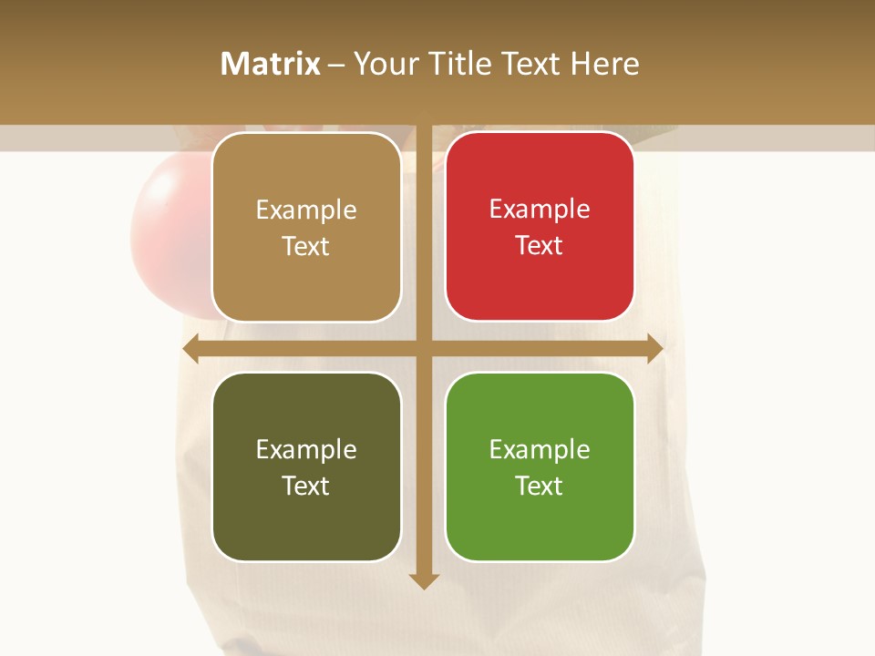 Dinner Fruit Vitamins PowerPoint Template