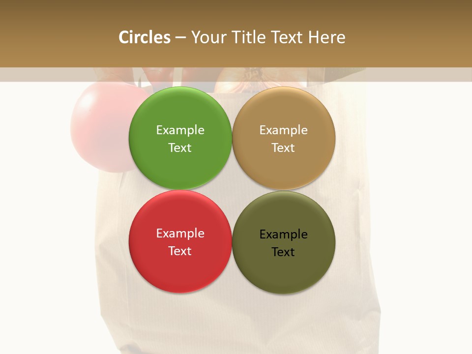 Dinner Fruit Vitamins PowerPoint Template