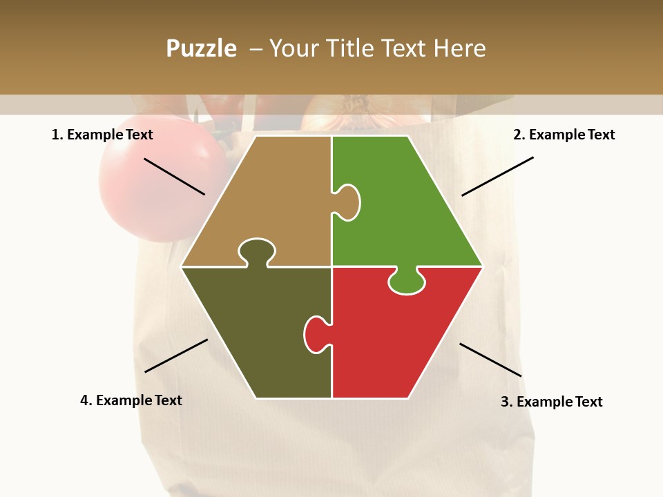 Dinner Fruit Vitamins PowerPoint Template