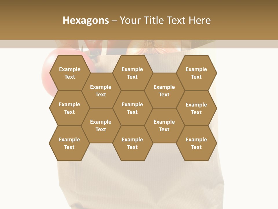 Dinner Fruit Vitamins PowerPoint Template