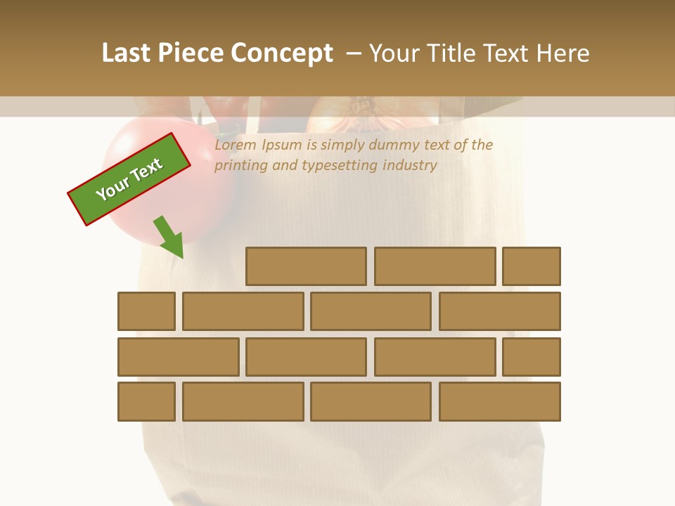 Dinner Fruit Vitamins PowerPoint Template