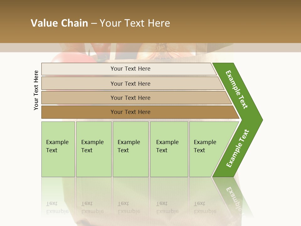 Dinner Fruit Vitamins PowerPoint Template