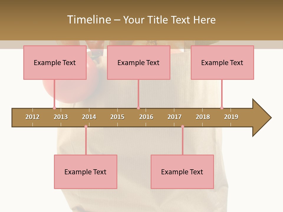 Dinner Fruit Vitamins PowerPoint Template
