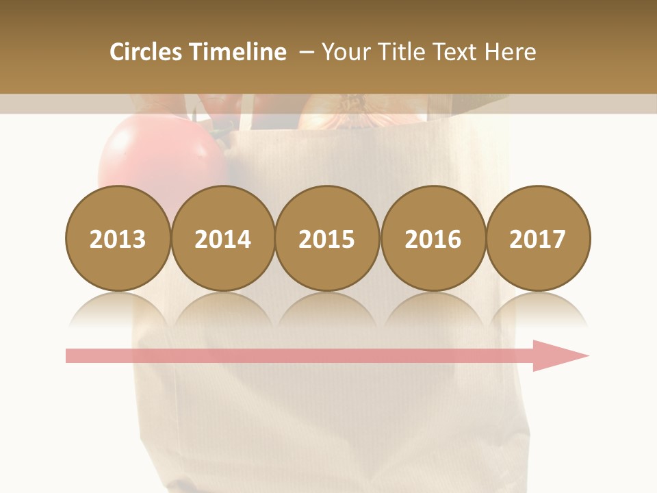 Dinner Fruit Vitamins PowerPoint Template