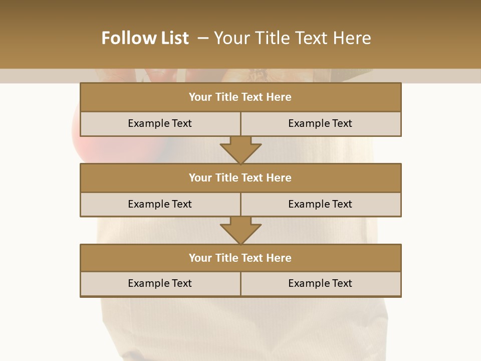Dinner Fruit Vitamins PowerPoint Template