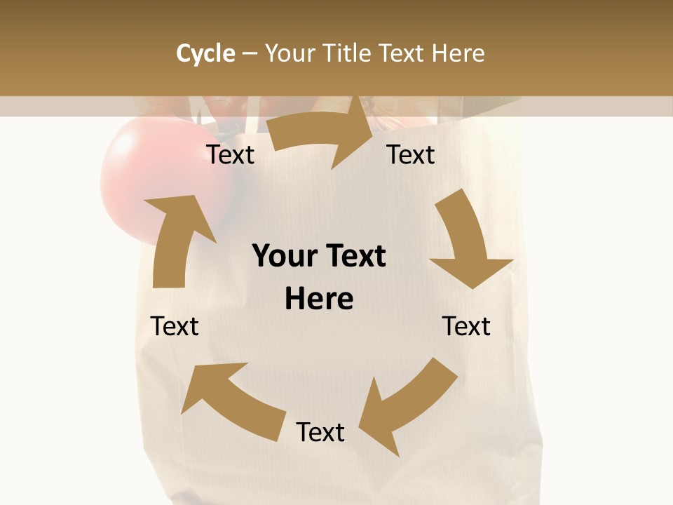 Dinner Fruit Vitamins PowerPoint Template