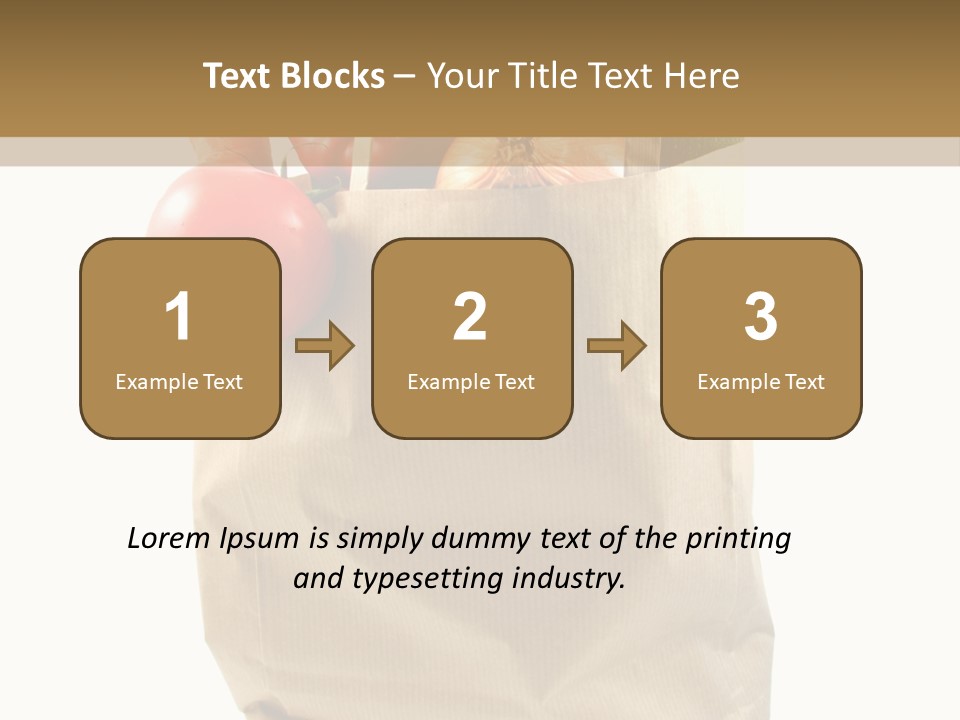 Dinner Fruit Vitamins PowerPoint Template