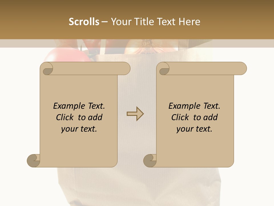 Dinner Fruit Vitamins PowerPoint Template