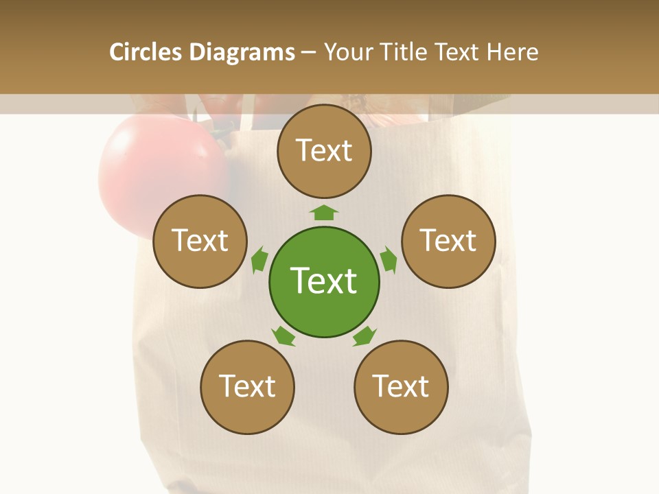 Dinner Fruit Vitamins PowerPoint Template