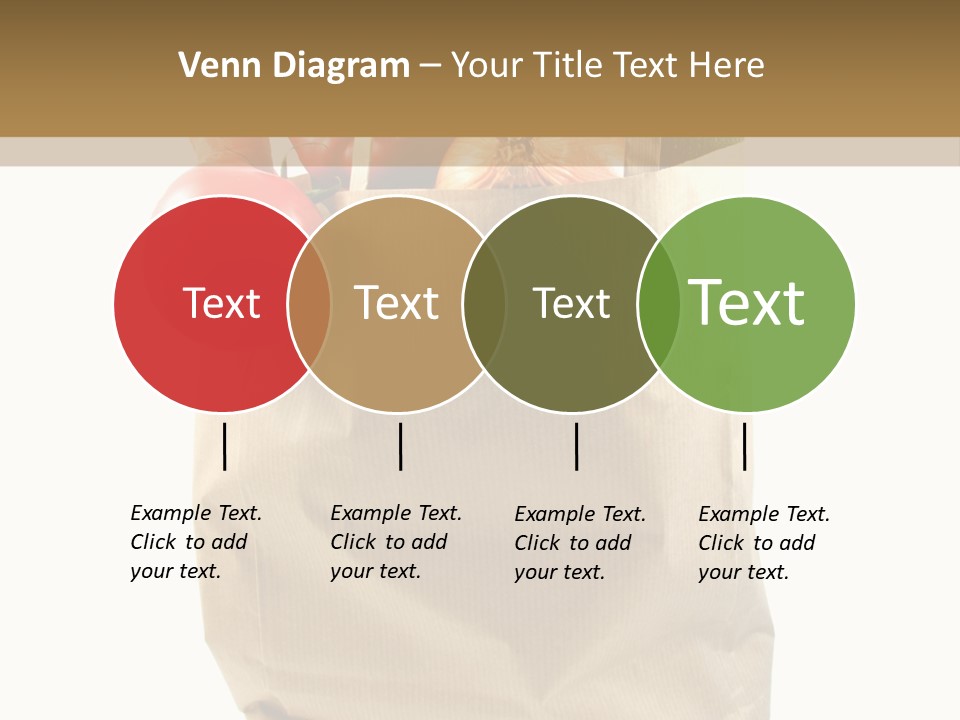 Dinner Fruit Vitamins PowerPoint Template