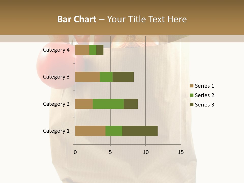 Dinner Fruit Vitamins PowerPoint Template