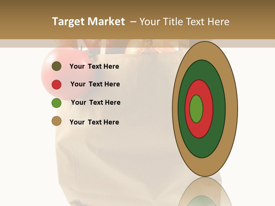 Dinner Fruit Vitamins PowerPoint Template