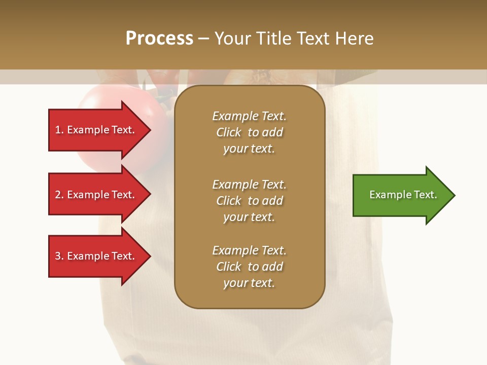 Dinner Fruit Vitamins PowerPoint Template