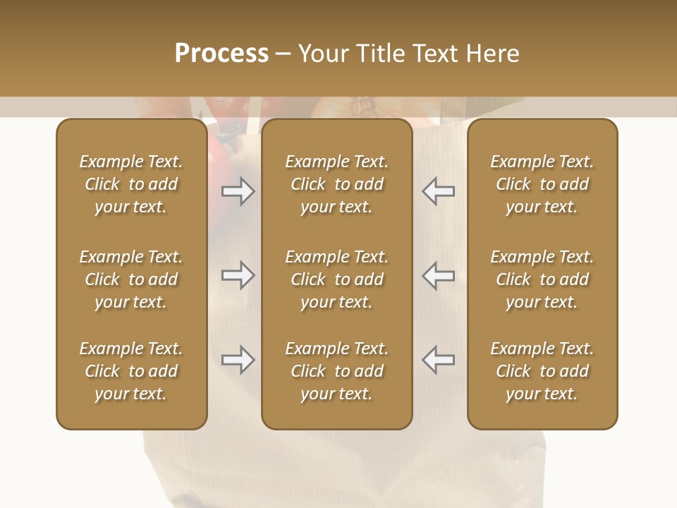 Dinner Fruit Vitamins PowerPoint Template