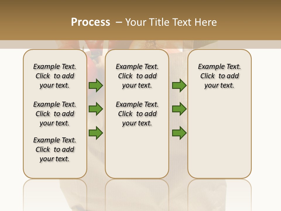 Dinner Fruit Vitamins PowerPoint Template