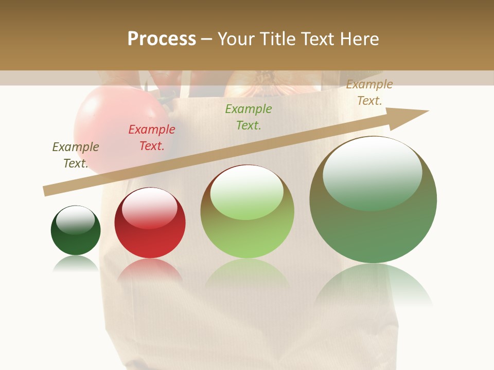 Dinner Fruit Vitamins PowerPoint Template