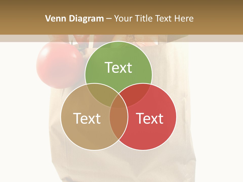 Dinner Fruit Vitamins PowerPoint Template