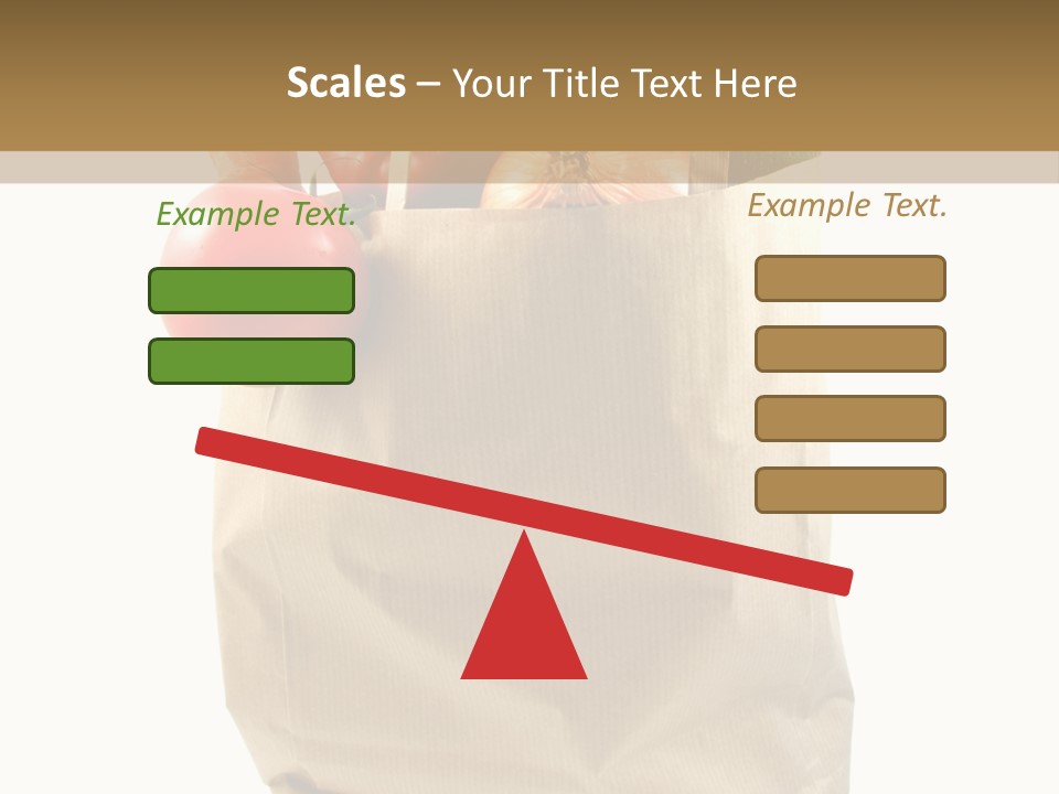 Dinner Fruit Vitamins PowerPoint Template