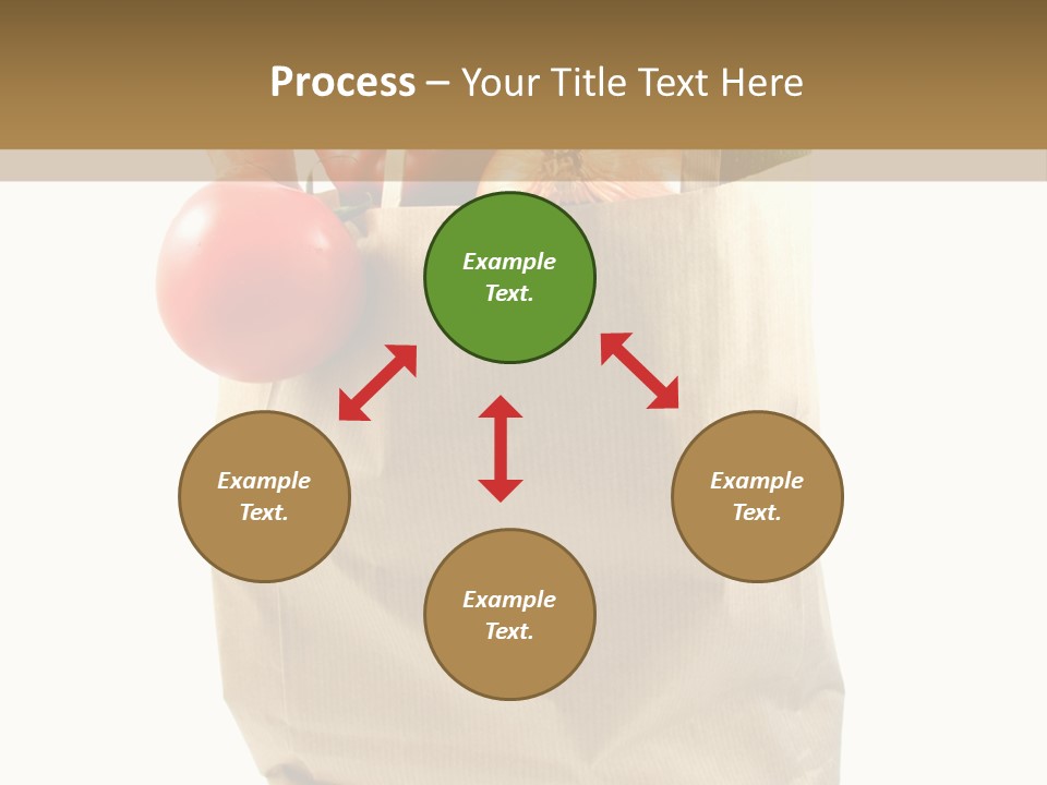 Dinner Fruit Vitamins PowerPoint Template