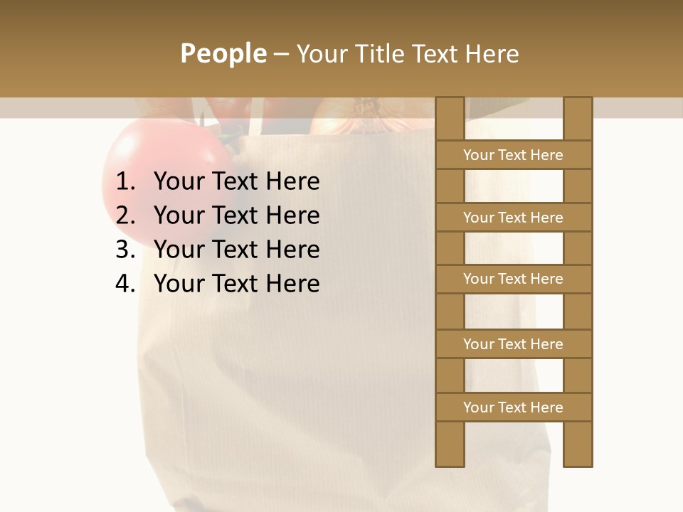 Dinner Fruit Vitamins PowerPoint Template